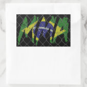 Braziliaanse MMA-Sticker Rechthoekige Sticker (Tas)