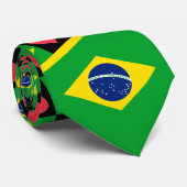 Braziliaanse nationale trots voor het vliegende he stropdas (Opgerold)