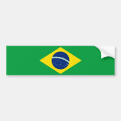 Braziliaanse nationale vlag bumpersticker (Voorkant)