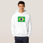 Braziliaanse nationale vlag hoodie (Voorkant volledig)