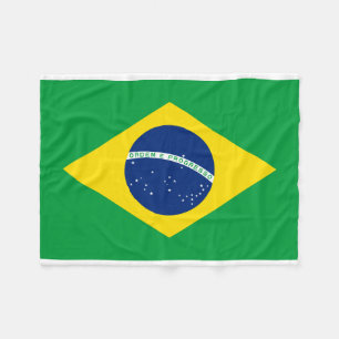 Braziliaanse Nationale Wereldvlag Fleece Deken
