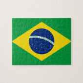 Braziliaanse Nationale Wereldvlag Legpuzzel (Horizontaal)
