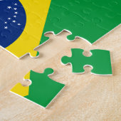 Braziliaanse Nationale Wereldvlag Legpuzzel (Zijkant)