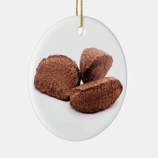 Braziliaanse noten keramisch ornament (Rechts)