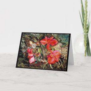 Braziliaanse Orchid, schilderij van Marianne North Kaart