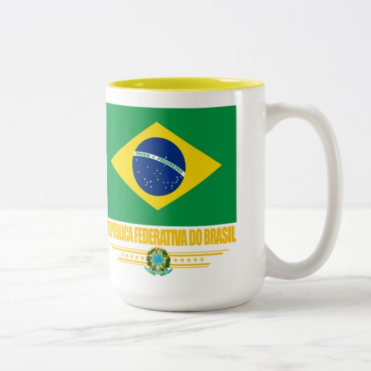 Braziliaanse Pride Tweekleurige Koffiemok (Rechts)
