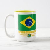 Braziliaanse Pride Tweekleurige Koffiemok (Links)