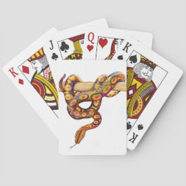 Braziliaanse Rainbow Boa Snake-speelkaarten Pokerkaarten