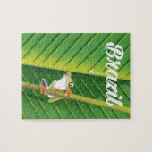 Braziliaanse regenwoudkikkervisposter legpuzzel (Horizontaal)