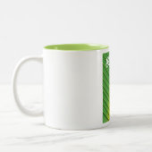 Braziliaanse regenwoudkikkervisposter tweekleurige koffiemok (Links)