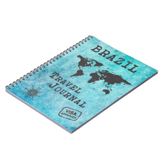 Braziliaanse reisblad Vacking Planner Notitieboek (Linkerzijde)