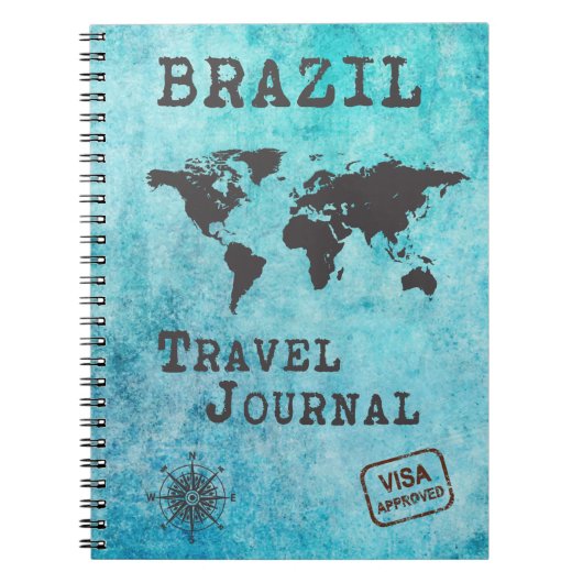 Braziliaanse reisblad Vacking Planner Notitieboek (Voorkant)