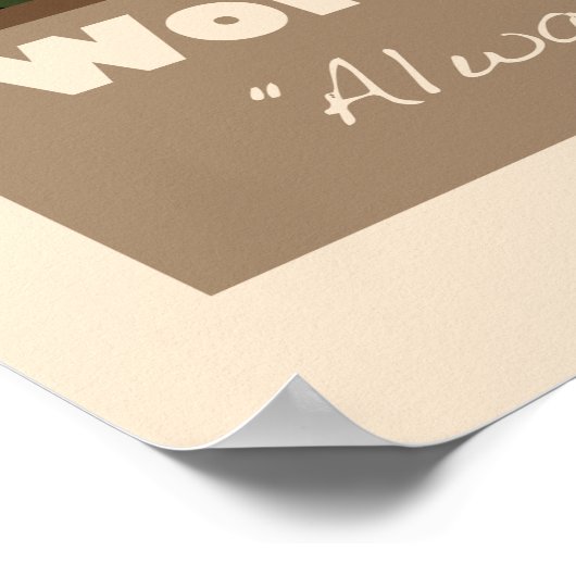 Braziliaanse reisposter poster (Hoek)