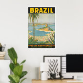 Braziliaanse Reisposter Rio De Janeiro Kunstprint Poster (Thuiskantoor)