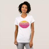 Braziliaanse retro-reisposter t-shirt (Voorkant volledig)