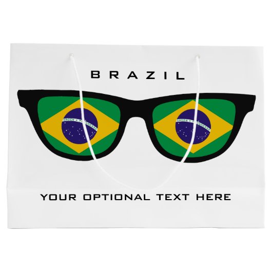 Braziliaanse Shades aangepaste tekst en cadeautas  (Achterkant)