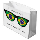 Braziliaanse Shades aangepaste tekst en cadeautas  (Achterkant Gekanteld)