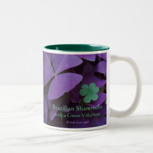 Braziliaanse Shamrocks met een groene vrijwilliger Tweekleurige Koffiemok