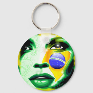 Braziliaanse Sleutelhanger van het portret van het