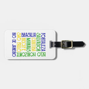 Braziliaanse stad Rio de Janeiro Sao Paulo Bagagelabel