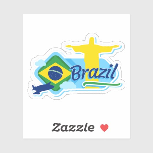 Braziliaanse Sticker met azijn (Vel)