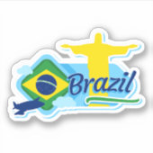 Braziliaanse Sticker met azijn (Voorkant)
