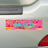 Braziliaanse Sticker Sjabloon Auto Bumpersticker (Op auto)