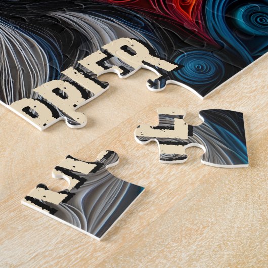 Braziliaanse Terrier Paper Quilling Art Dog Portre Legpuzzel (Zijkant)