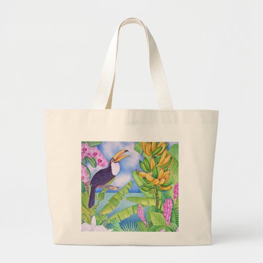 Braziliaanse Toucan in het Amazonegebied Grote Tote Bag (Voorkant)