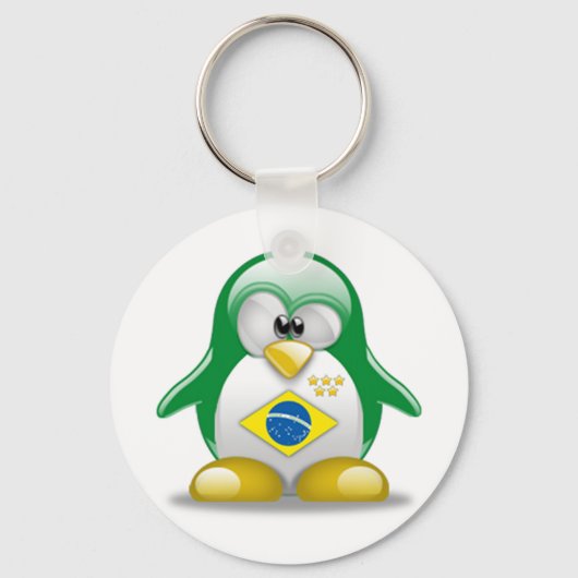 Braziliaanse Tux Sleutelhanger (Voorkant)