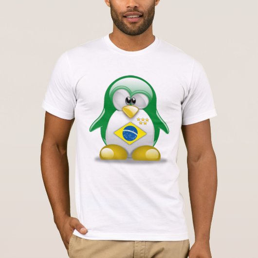 Braziliaanse Tux T-shirt (Voorkant)