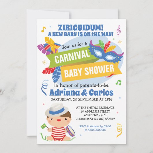 Braziliaanse uitnodiging tot het indienen van carn (Voorkant)