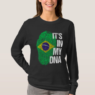 Braziliaanse vingerafdrukken dna t-shirt