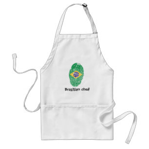 Braziliaanse vingerafdrukvlag standaard schort