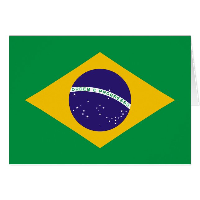 Braziliaanse vlag (Voorkant Horizontaal)