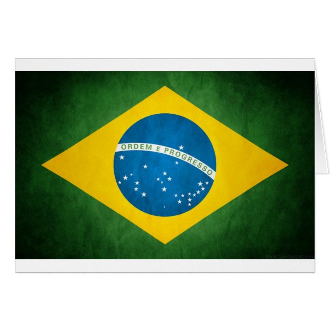 Braziliaanse vlag (Voorkant Horizontaal)