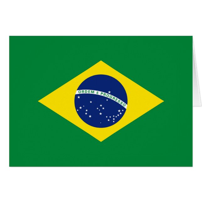 Braziliaanse vlag (Voorkant Horizontaal)