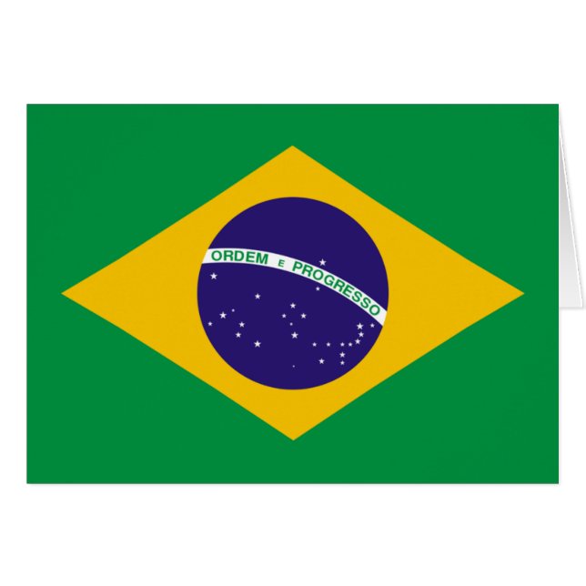 Braziliaanse vlag (Voorkant Horizontaal)