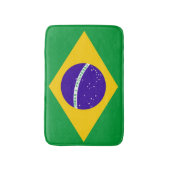 Braziliaanse vlag badmat (Voorkant Verticaal)
