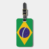 Braziliaanse vlag bagagelabel (Voorkant verticaal)