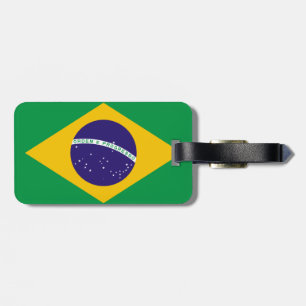 Braziliaanse vlag bagagelabel
