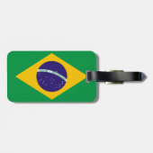 Braziliaanse vlag bagagelabel (Achterkant horizontaal)