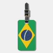 Braziliaanse vlag bagagelabel (Voorkant verticaal)