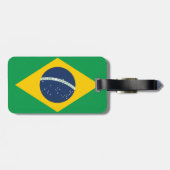 Braziliaanse vlag bagagelabel (Achterkant horizontaal)