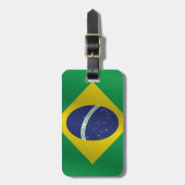 Braziliaanse vlag bagagelabel (Voorkant verticaal)