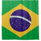 Braziliaanse vlag Bandeira do Brasil Douchegordijn (Voorkant)