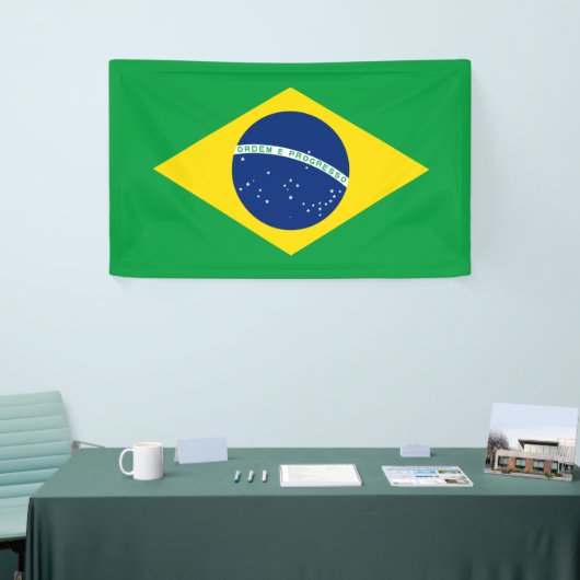Braziliaanse vlag Banner (Beurs)