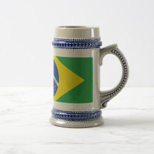 Braziliaanse vlag bierpul