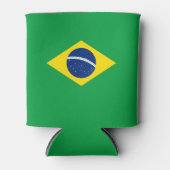 Braziliaanse vlag blikjeskoeler (Voorkant)