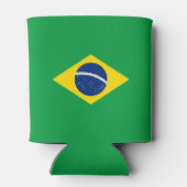 Braziliaanse vlag blikjeskoeler (Achterkant)